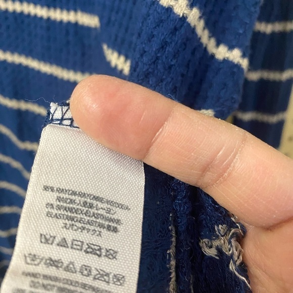 Free People Sunset Park Navy Blue Stripe - Picture 5 of 5